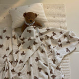 La couverture en mousseline de l'ours
