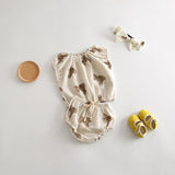 Bear 3 Piece Summer Set (T-Shirt, Shorts & Headband)