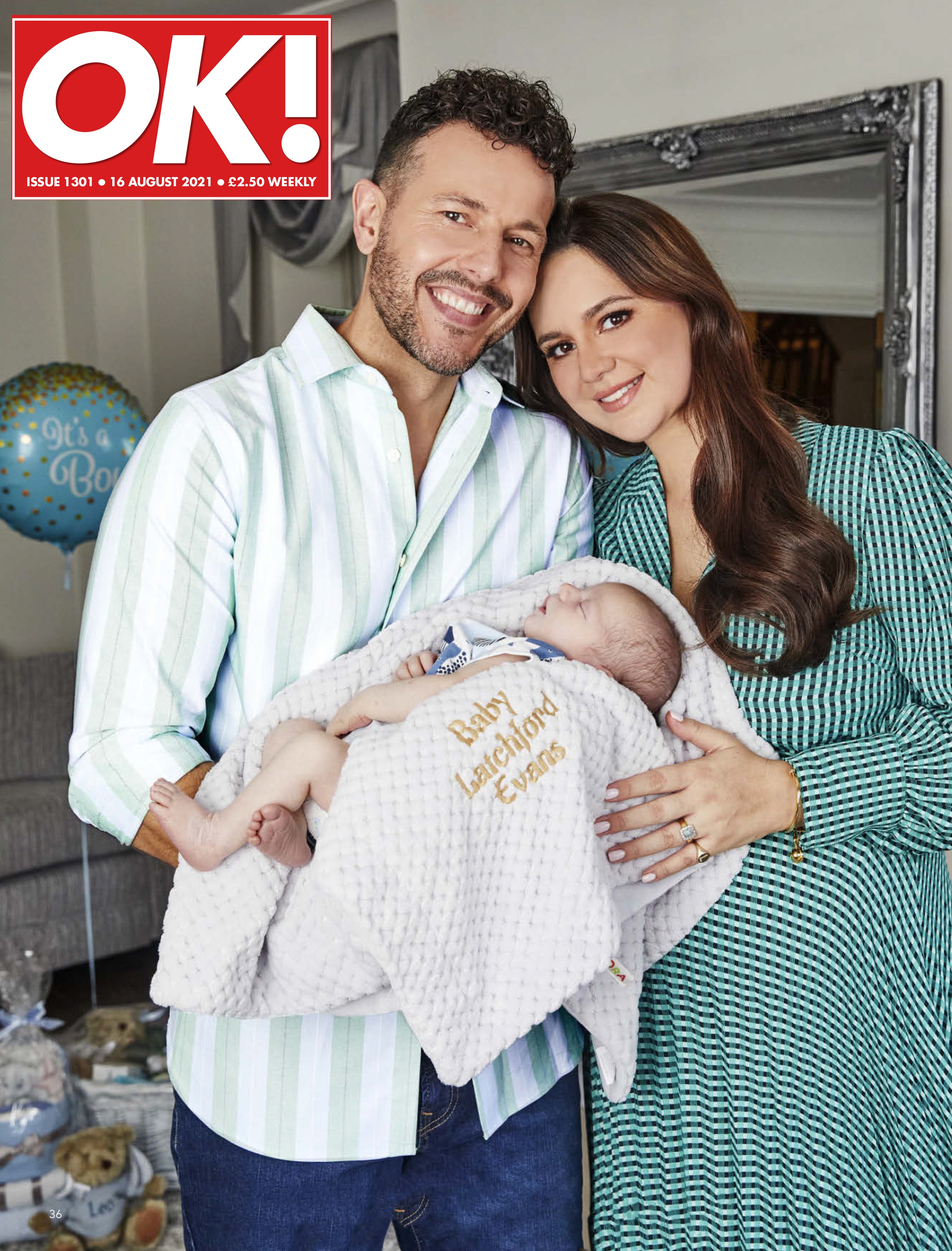 Cozy Crew Club Featured in OK! Magazine with Lee Latchford-Evans and wife Kerry-Lucy's baby reveal!
