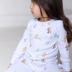 The COZY Hop Ribbed Cotton Two-Piece Set Long Sleeve Pyjamas - Cozy Crew Club