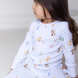 The COZY Hop Ribbed Cotton Two-Piece Set Long Sleeve Pyjamas - Cozy Crew Club