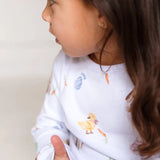 The COZY Hop Ribbed Cotton Two-Piece Set Long Sleeve Pyjamas - Cozy Crew Club