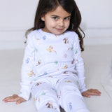The COZY Hop Ribbed Cotton Two-Piece Set Long Sleeve Pyjamas - Cozy Crew Club
