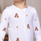 Bear Cotton Zip Sleepsuit One Piece