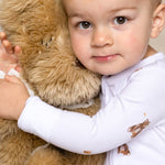 Bear Cotton Zip Sleepsuit One Piece - Cozy Crew Club