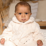 The Fur Bear Lining Fluffy Coat Romper