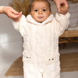 The Fur Bear Lining Fluffy Coat Romper