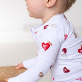 COZY In Love Cotton Zip Sleepsuit One Piece - Cozy Crew Club
