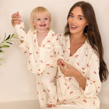 Mini COZY Rosy Ribbon Pyjamas