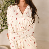 Adult COZY Rosy Ribbon Pyjamas