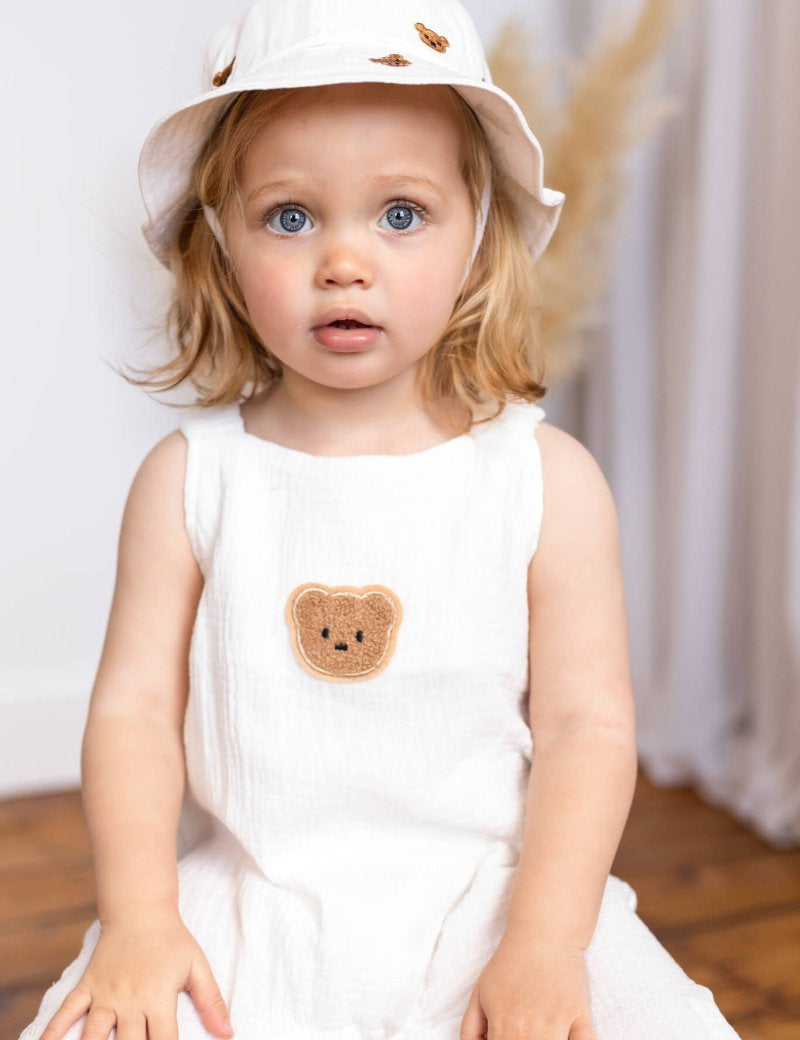 The Bear Set Hat & Romper - Cozy Crew Club