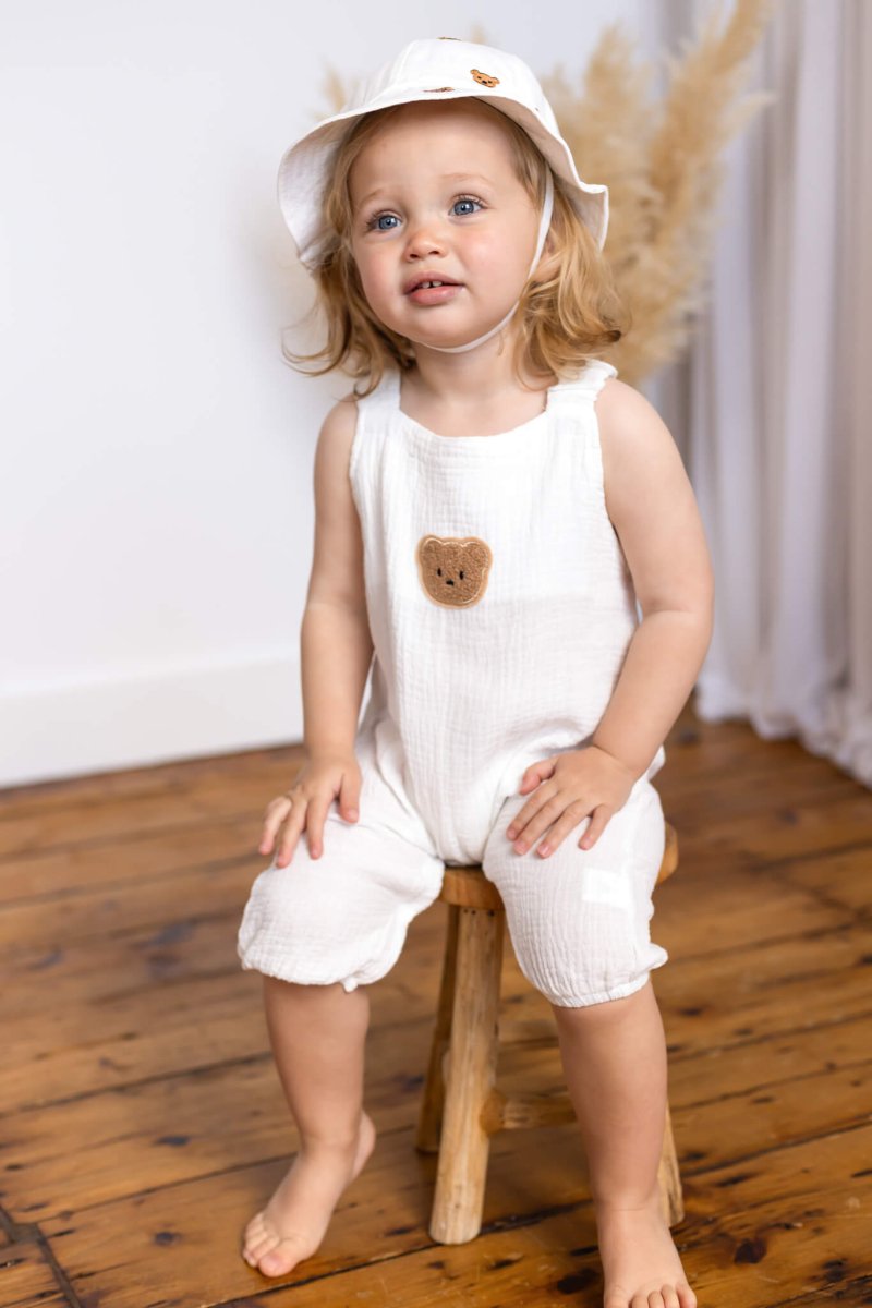 The Bear Set Hat & Romper - Cozy Crew Club