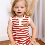The Bear Beach Stripe Shorts & T-Shirt Cozy Crew Club Outfit Sets mora-uk.myshopify.com the-bear-beach-stripe-shorts-t-shirt   10off, 20off, 5POUND, allproducts, baby, baby collection, bear, bear collection, bear print, BFCM-40, BFCM20, china, CHRISTMAS20, clothing, LINECARD, new in, nonpersonalised, outfit, PADDY10, SSSALE2520, summer, summersale24, whatnot, WINTER20, zero