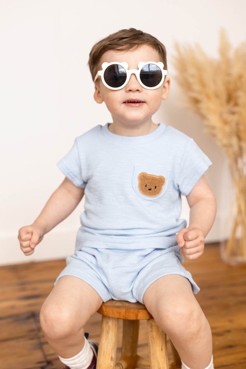 The Coloured Bear 2 Piece T-Shirt & Shorts Set - Cozy Crew Club