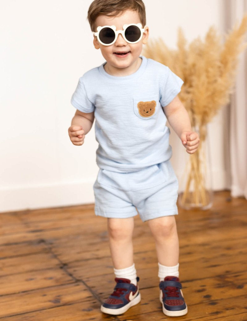 The Coloured Bear 2 Piece T-Shirt & Shorts Set - Cozy Crew Club
