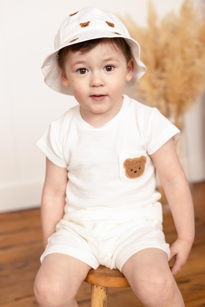 The Coloured Bear 2 Piece T-Shirt & Shorts Set - Cozy Crew Club