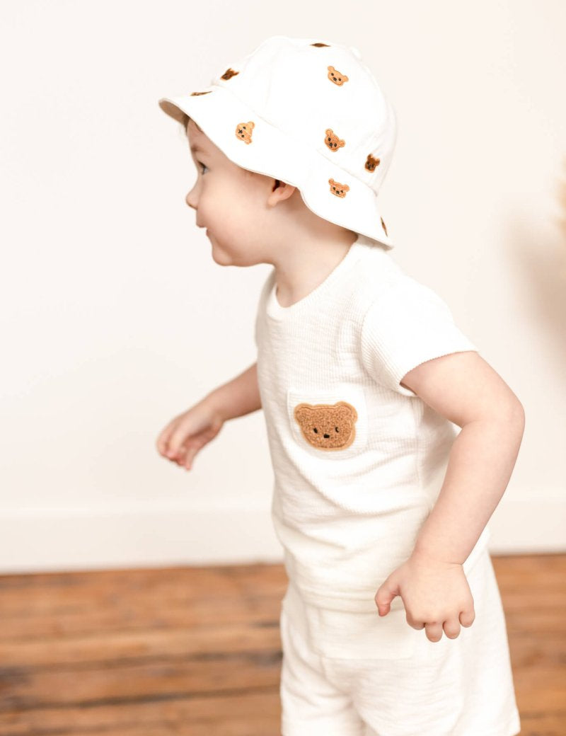The Coloured Bear 2 Piece T-Shirt & Shorts Set - Cozy Crew Club