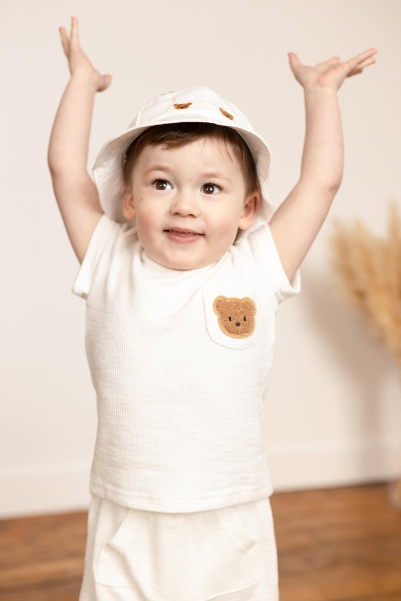 The Coloured Bear 2 Piece T-Shirt & Shorts Set - Cozy Crew Club
