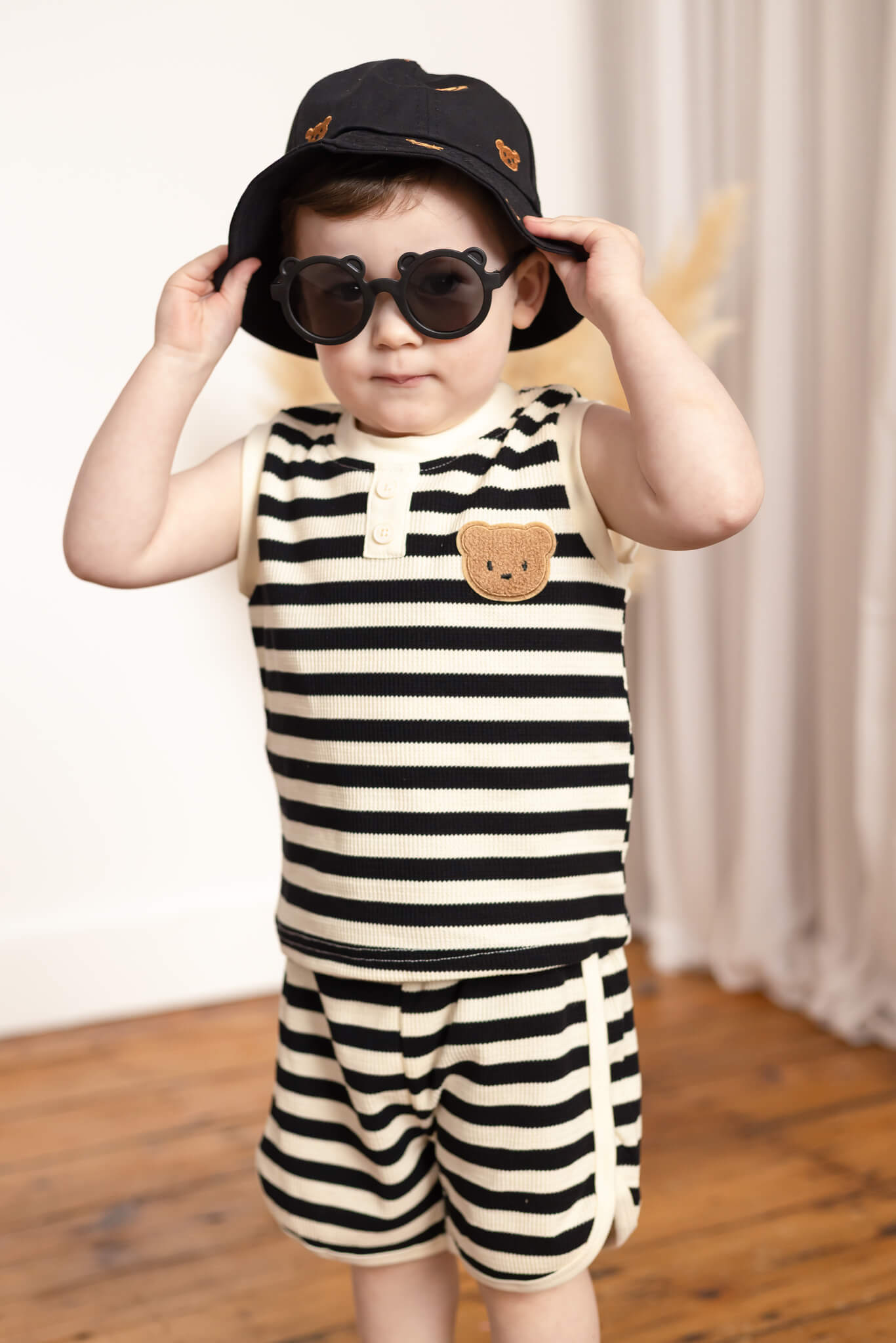 The Bear Beach Stripe Shorts & T-Shirt Cozy Crew Club Outfit Sets mora-uk.myshopify.com the-bear-beach-stripe-shorts-t-shirt   10off, 20off, 5POUND, allproducts, baby, baby collection, bear, bear collection, bear print, BFCM-40, BFCM20, china, CHRISTMAS20, clothing, LINECARD, new in, nonpersonalised, outfit, PADDY10, SSSALE2520, summer, summersale24, whatnot, WINTER20, zero