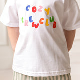 Cozy Crew Club 90's Colour Graphic Tee 100% Cotton