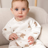 Grenouillère pour bébé en tissu bouclé The Happy Bear