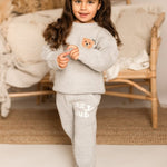 The Cozy Cub Knit Set Grey - Cozy Crew Club