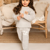 The Cozy Cub Knit Set Grey - Cozy Crew Club