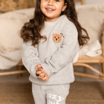 The Cozy Cub Knit Set Grey - Cozy Crew Club