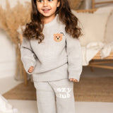 The Cozy Cub Knit Set Grey - Cozy Crew Club