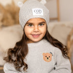 The Cozy Cub Knit Set Grey - Cozy Crew Club