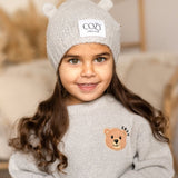 The Cozy Cub Knit Set Grey - Cozy Crew Club