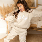 The COZY Little Lounger Tracksuit Stone