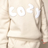 The COZY Little Lounger Tracksuit Stone