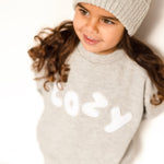 COZY Knitted Beanie Hat Marl Grey - Cozy Crew Club