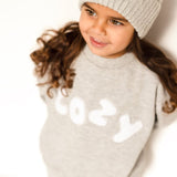 COZY Knitted Beanie Hat Marl Grey - Cozy Crew Club