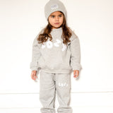 COZY Knitted Beanie Hat Marl Grey - Cozy Crew Club