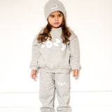 The COZY Little Lounger Tracksuit Marl Grey