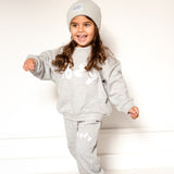 The COZY Little Lounger Tracksuit Marl Grey