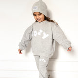 The COZY Little Lounger Tracksuit Marl Grey