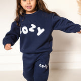 The COZY Little Lounger Tracksuit Navy