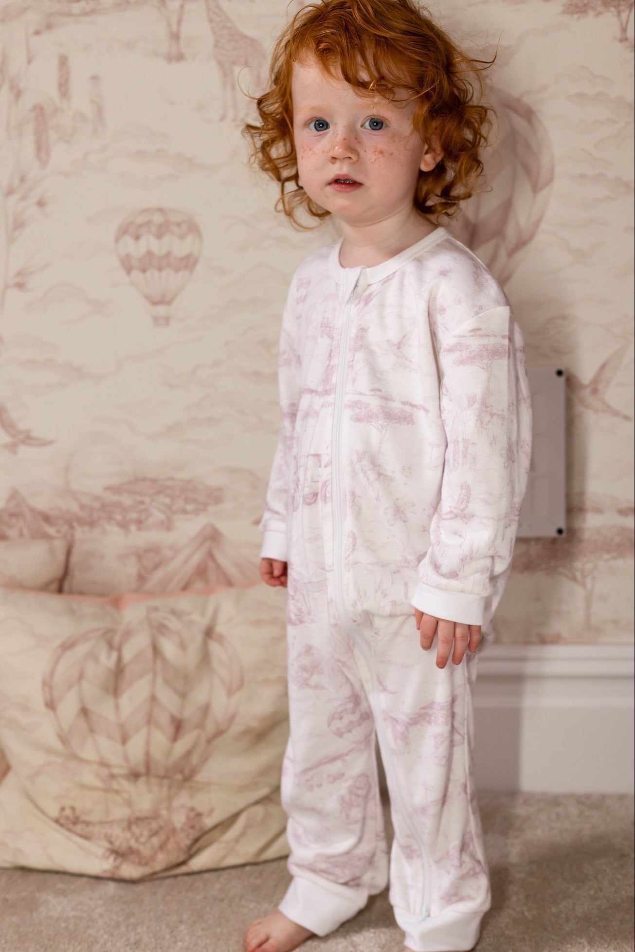 Lyons Den Cozy x Victoria Sanders Sleepsuit Baby Pink