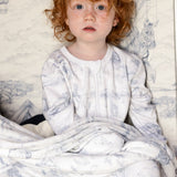 Lyons Den Cozy x Victoria Sanders Sleepsuit Baby Blue