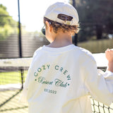 Mini Cozy Crew Resort Club Tee - Ash Grey