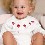 White Stawberry Knit Bodysuit Cozy Crew Club Bodysuits mora-uk.myshopify.com white-stawberry-knit-bodysuit   10off, 20off, allproducts, Baby, bear, BFCM-30, BFCM20, bodysuit, BOXINGDAY, candy, candycain, christmas, CHRISTMAS20, clothing, happy bear, new in, nightwear, nonpersonalised, PADDY10, WINTER30, zero