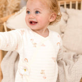 The Rainbow Boucle Wrap Baby Grow Romper - Cozy Crew Club