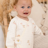 The Rainbow Boucle Wrap Baby Grow Romper