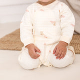 The Rainbow Boucle Wrap Baby Grow Romper