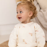 The Rainbow Boucle Wrap Baby Grow Romper