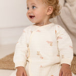 The Rainbow Boucle Wrap Baby Grow Romper - Cozy Crew Club