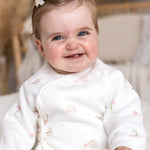 The Snuggle Bun Boucle Wrap Baby Grow Romper - Cozy Crew Club